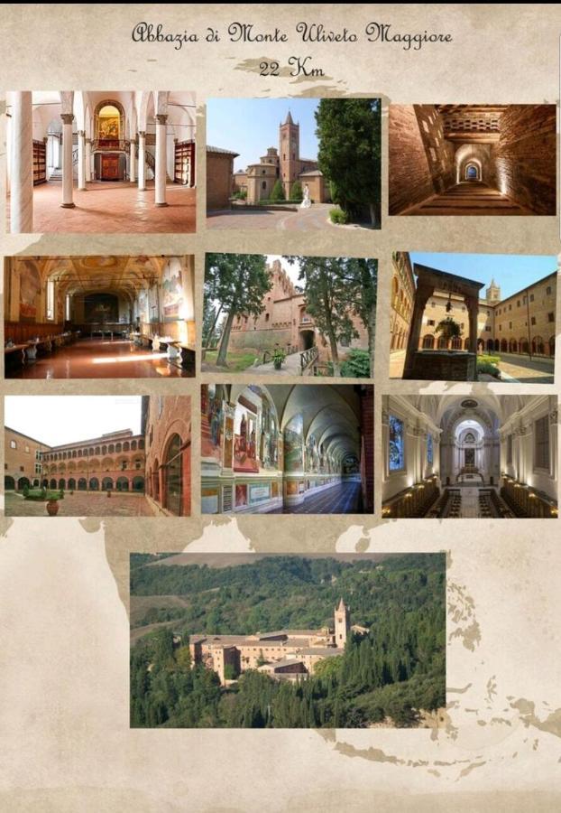 Val D'Orcia Deluxe 2, Raffinata Casa Immersa Nel Verde Con Wifi, Giardino E Parcheggio Montalcino Extérieur photo